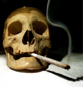 Smoking Skull